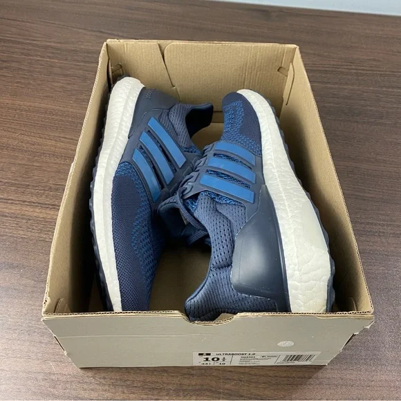 Adidas Ultraboost 1.0 Ultra Boost Shadow Navy Blue White HQ4203 Mens Size - Picture 8 of 10